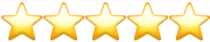 5 star reviews