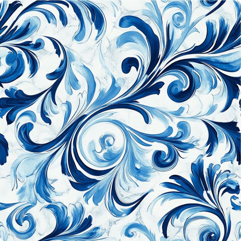 Blue ornament